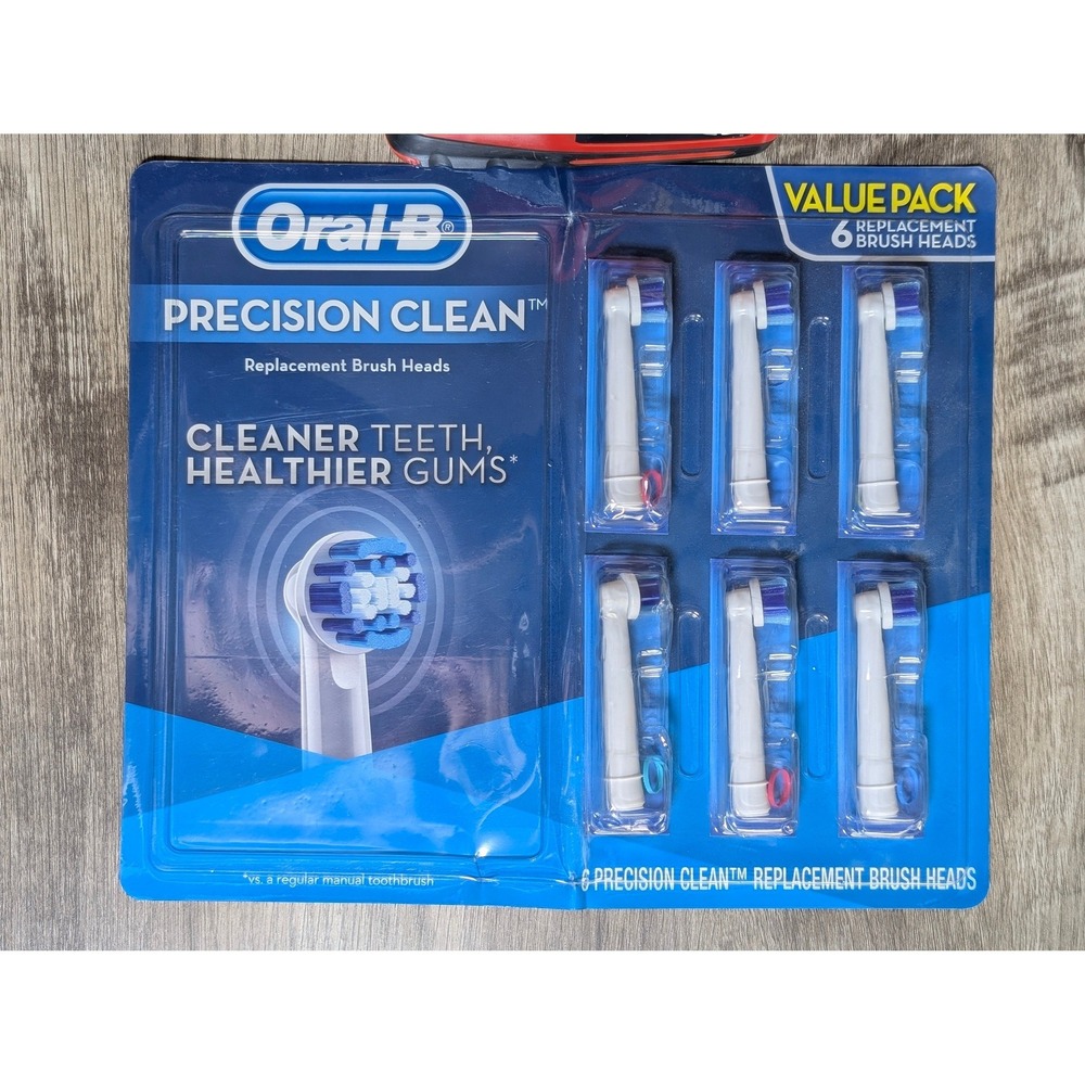 Oral-B Precision Clean Replacement Electric Toothbrush Heads 6 Count Value Pack
